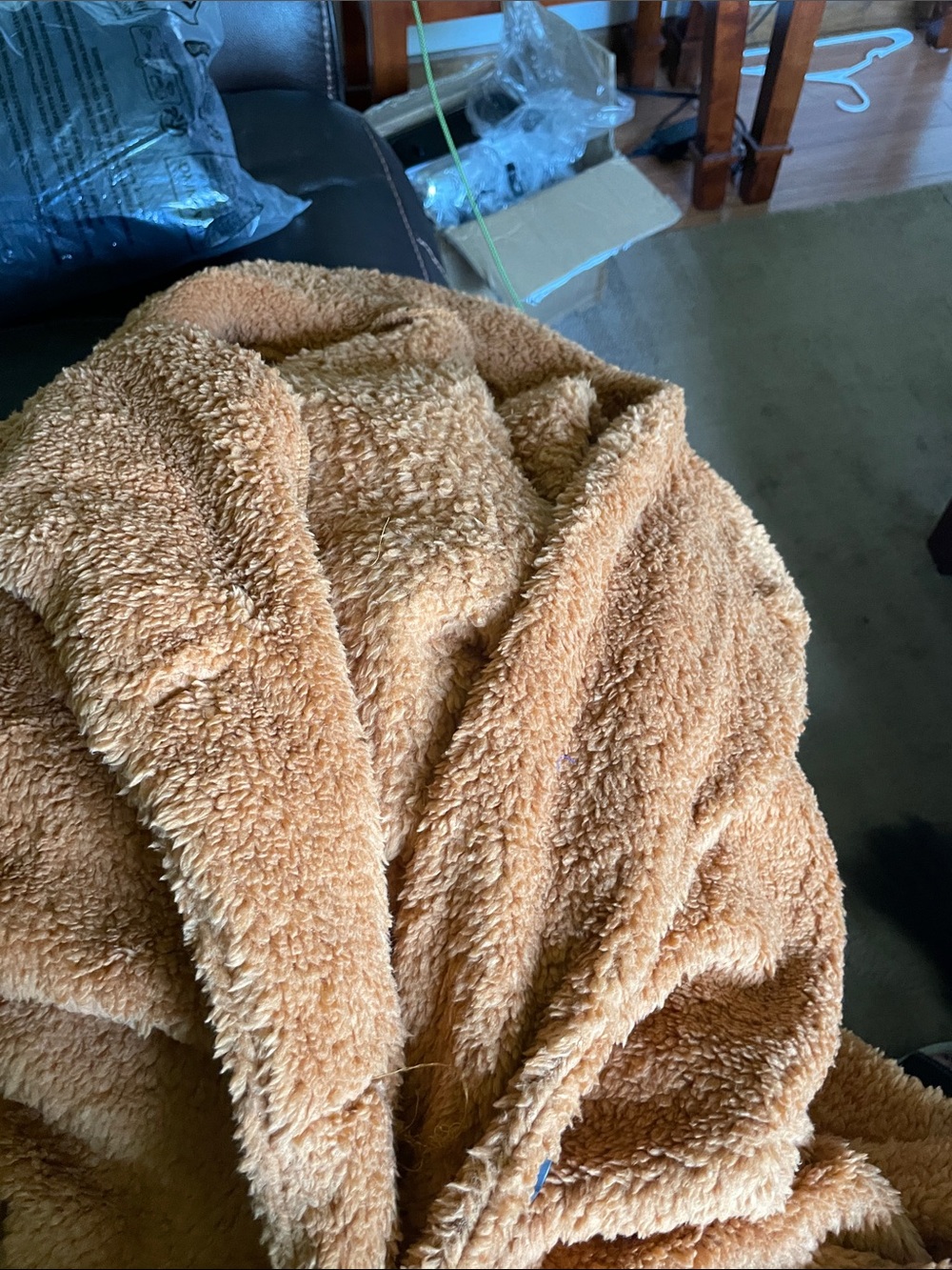 Sherpa jacket sweater